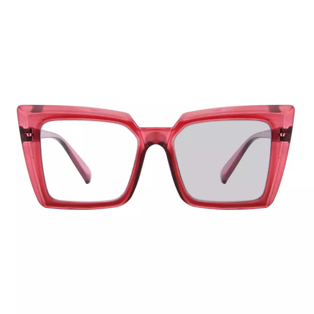 Oversized Transition Photochromic Reading Glasses for Women