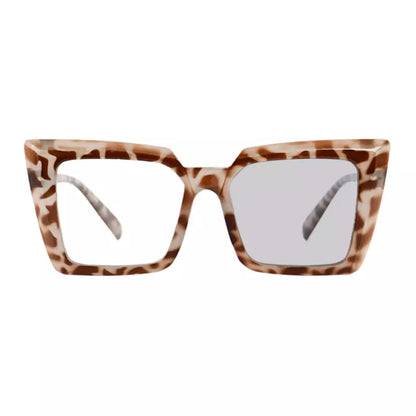 Oversized Transition Photochromic Reading Glasses for Women