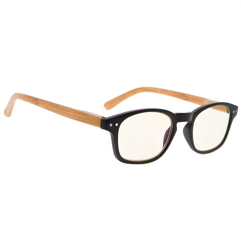 Bamboo Pattern Blue Light Blocking Reading Glasses for Men Women