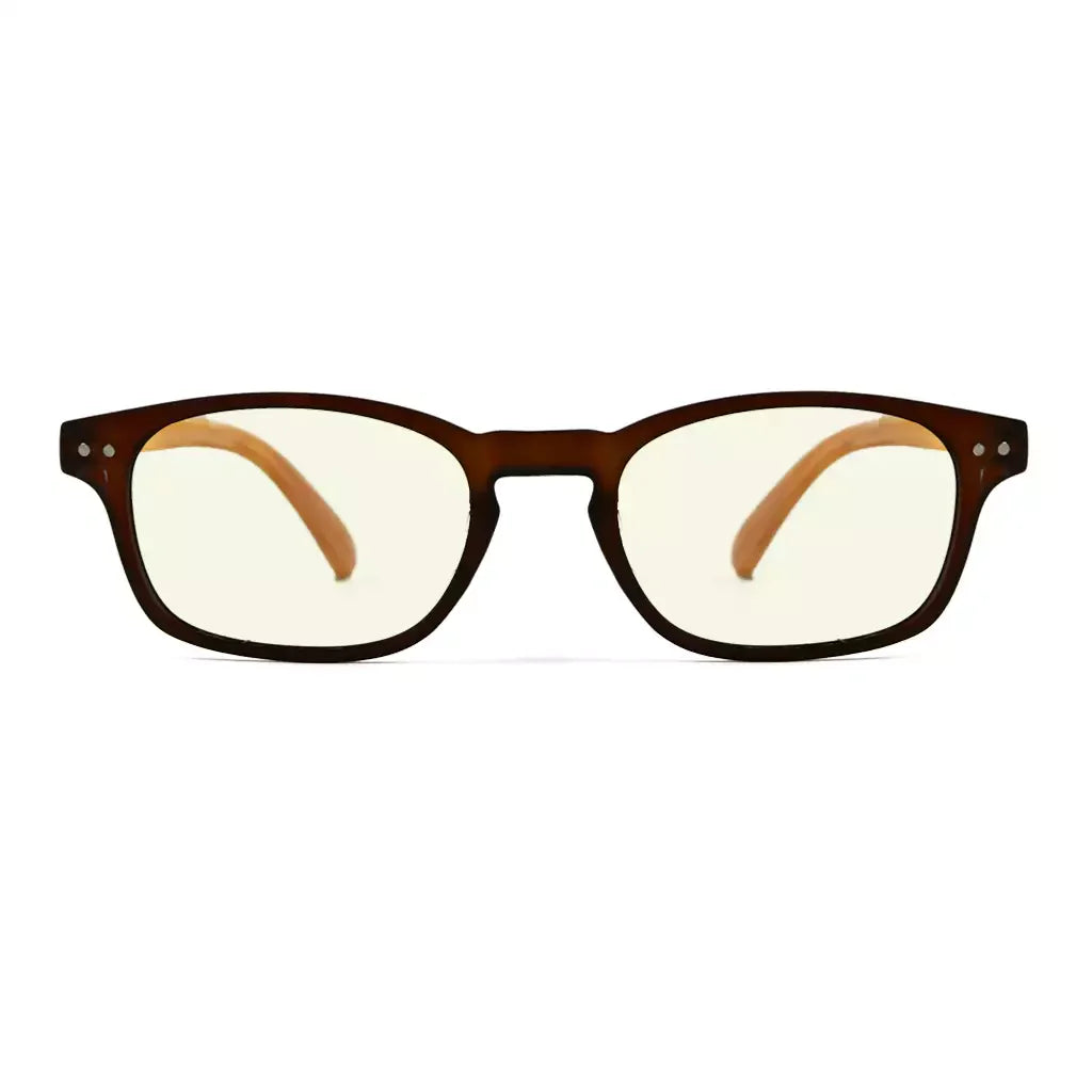 Bamboo Pattern Blue Light Blocking Reading Glasses for Men Women