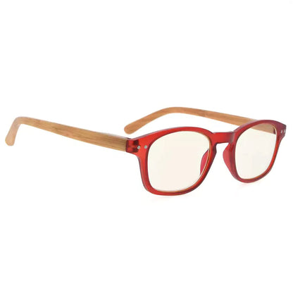 Bamboo Pattern Blue Light Blocking Reading Glasses for Men Women