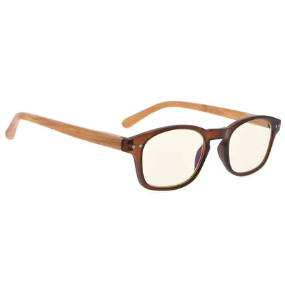 Bamboo Pattern Blue Light Blocking Reading Glasses for Men Women