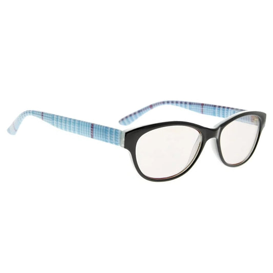 Cat Eye Patterned Blue Light Blocking Glasses Women