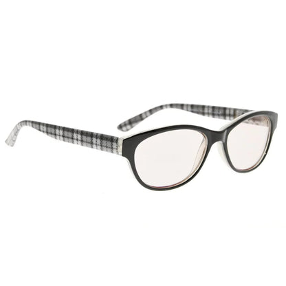 Cat Eye Patterned Blue Light Blocking Reading Glasses Women