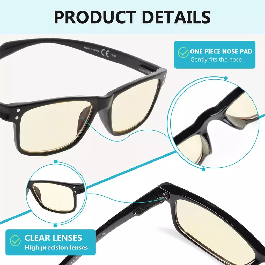 Blue Light Blocking Reading Glasses Women Men