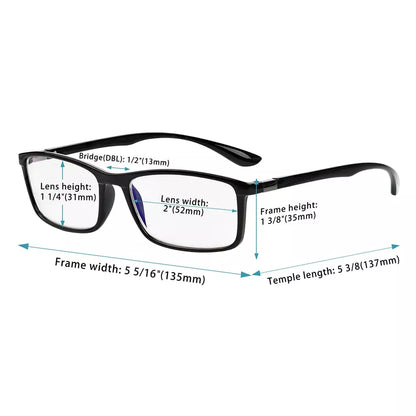 Blue Light Blocking Reading Glasses for Men