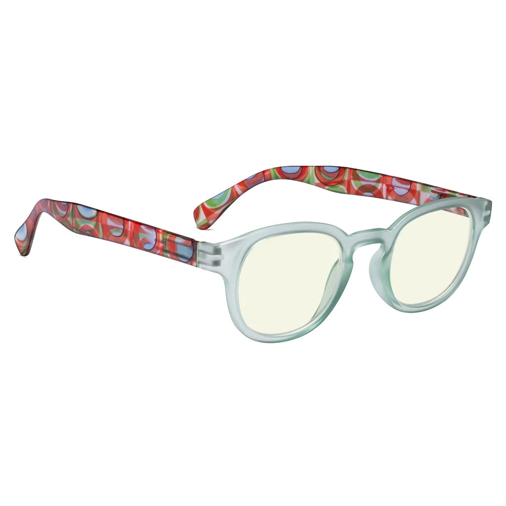 Patterned Blue Light Blocking Glasses Women