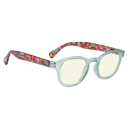 Patterned Blue Light Blocking Glasses Women