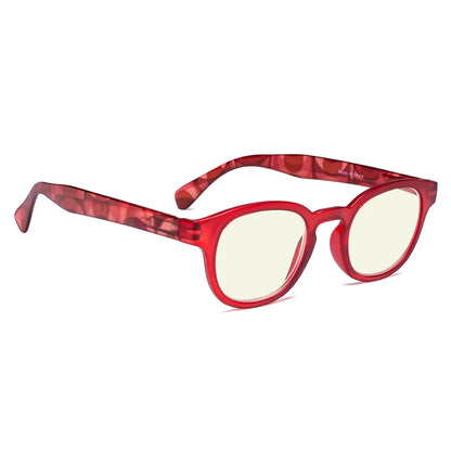Patterned Blue Light Blocking Reading Glasses Women
