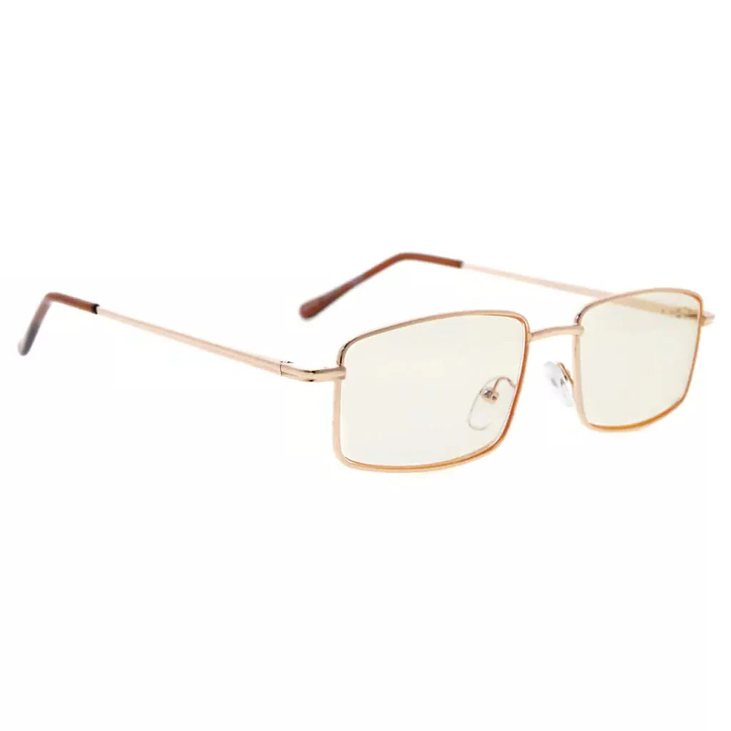 Blue Light Blocking Reading Glasses Men Spring Hinges Eyeglasses