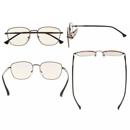 Wire rim Blue Light Blocking Reading Glasses for Women