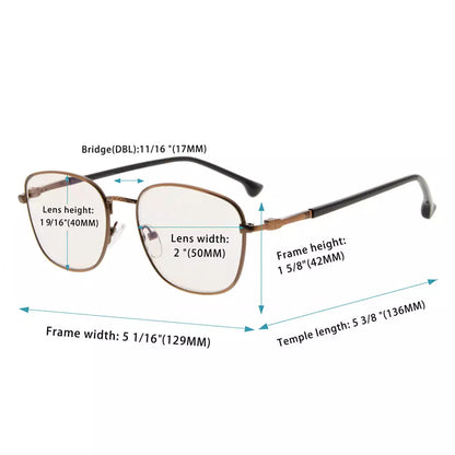 Wire rim Blue Light Blocking Reading Glasses for Women