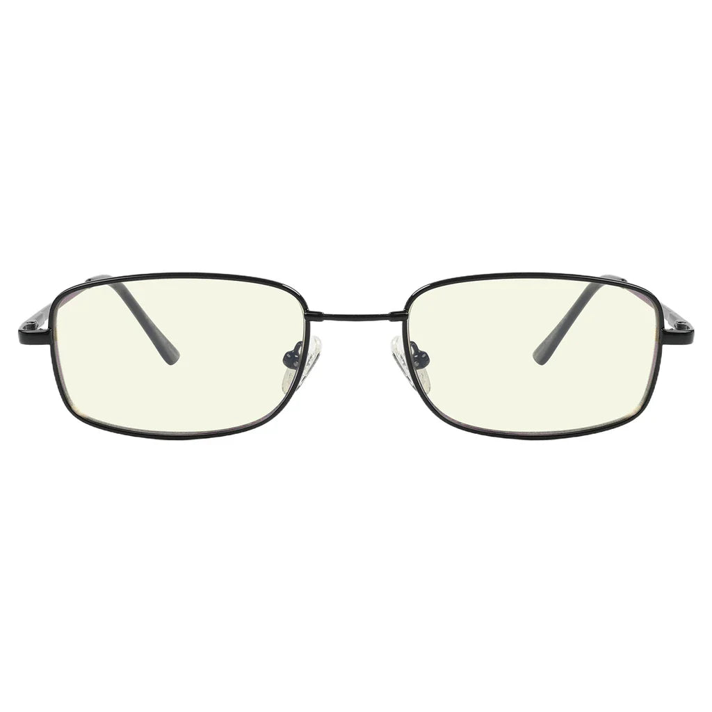 Memory Titanium Blue Light Blocking Reading Glasses for Women Men