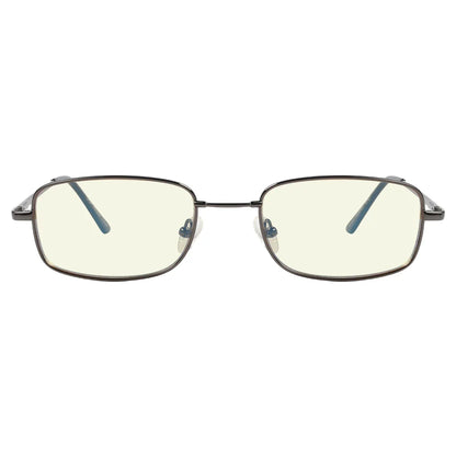 Memory Titanium Blue Light Blocking Reading Glasses for Women Men