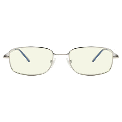 Memory Titanium Blue Light Blocking Reading Glasses for Women Men