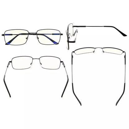 Titanium Blue Light Blocking Reading Glasses Men Women