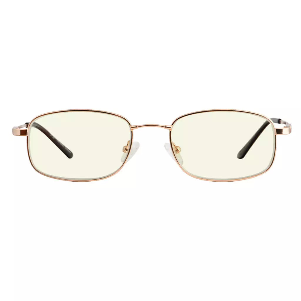 Wirerim Titanium Blue Light Blocking Reading Glasses Readers Men Spring Hinges