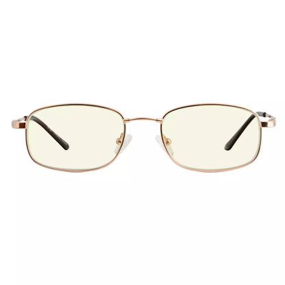 Wirerim Titanium Blue Light Blocking Reading Glasses Readers Men Spring Hinges