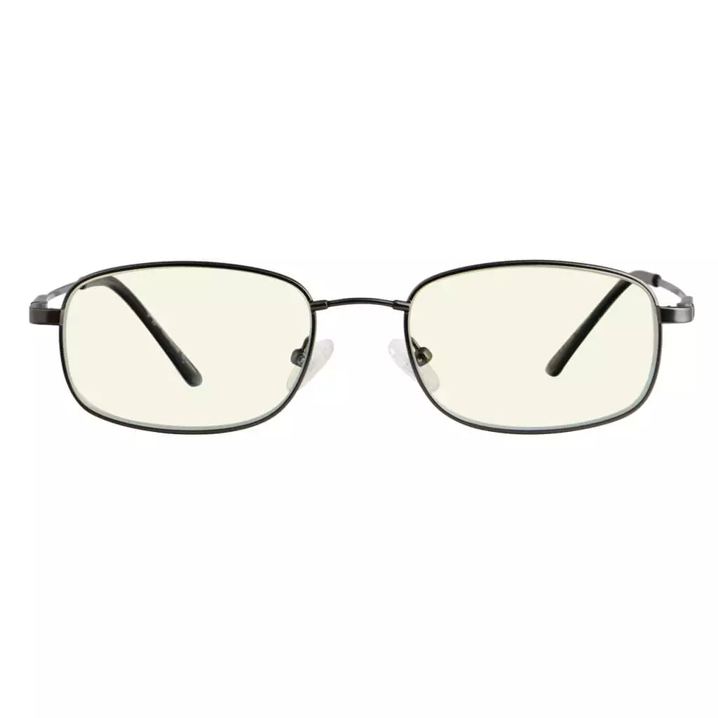 Wirerim Titanium Blue Light Blocking Reading Glasses Readers Men Spring Hinges