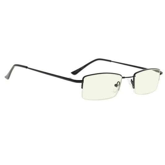 Half-Rim Blue Light Blocking Reading Glasses Men Women