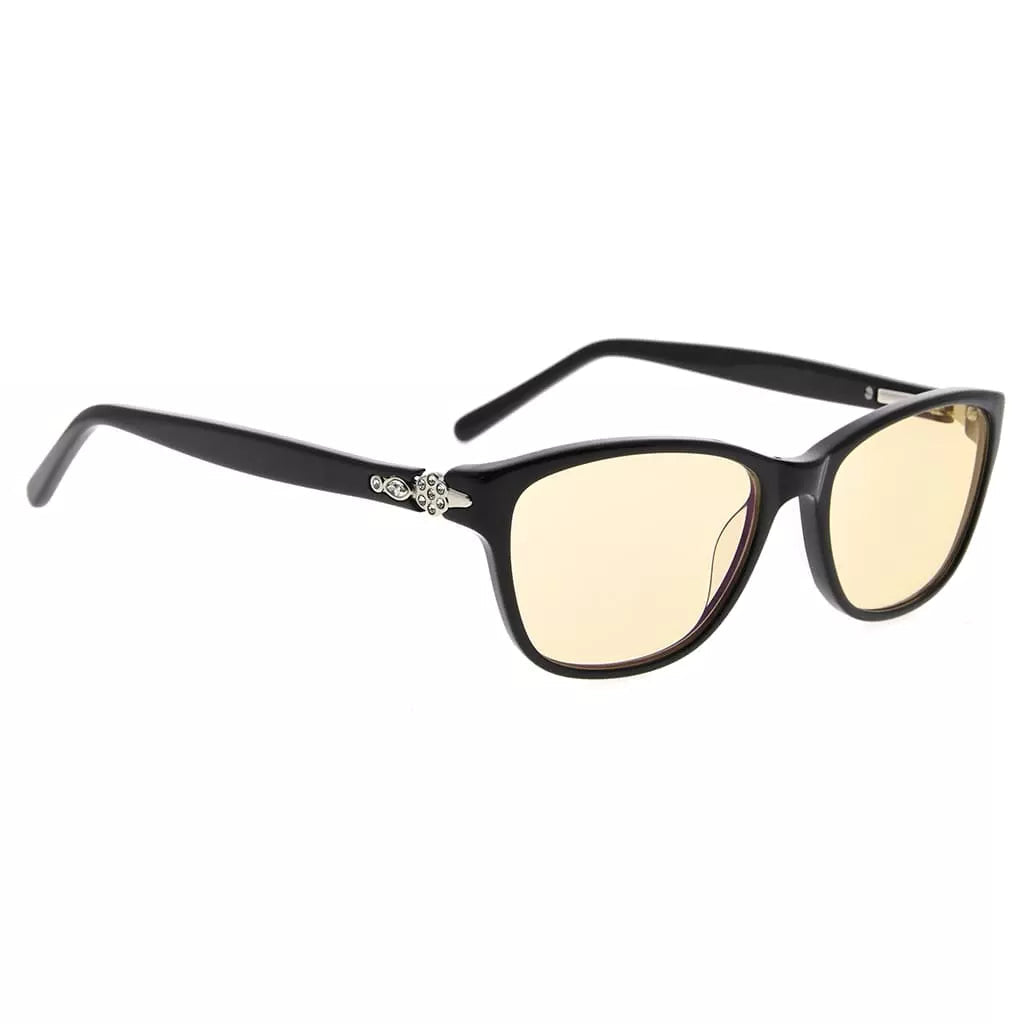 Rhinestones Blue Light Blocking Reading Glasses Women