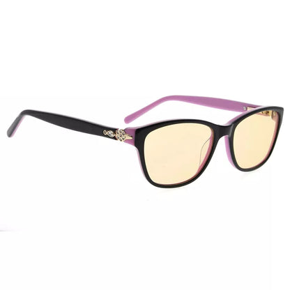 Rhinestones Blue Light Blocking Reading Glasses Women