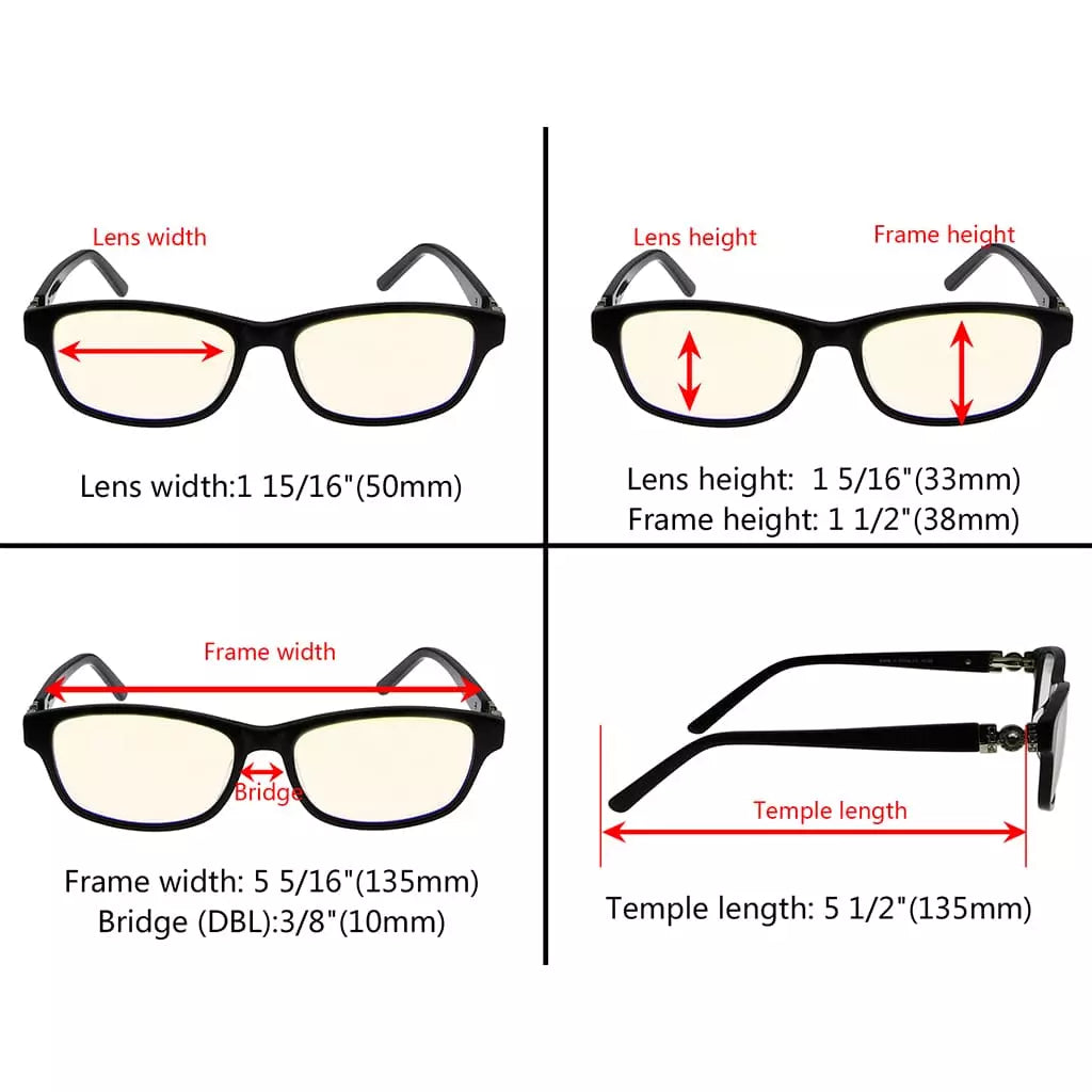 Blue Light Blocking Reading Glasses Women