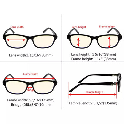 Blue Light Blocking Reading Glasses Women