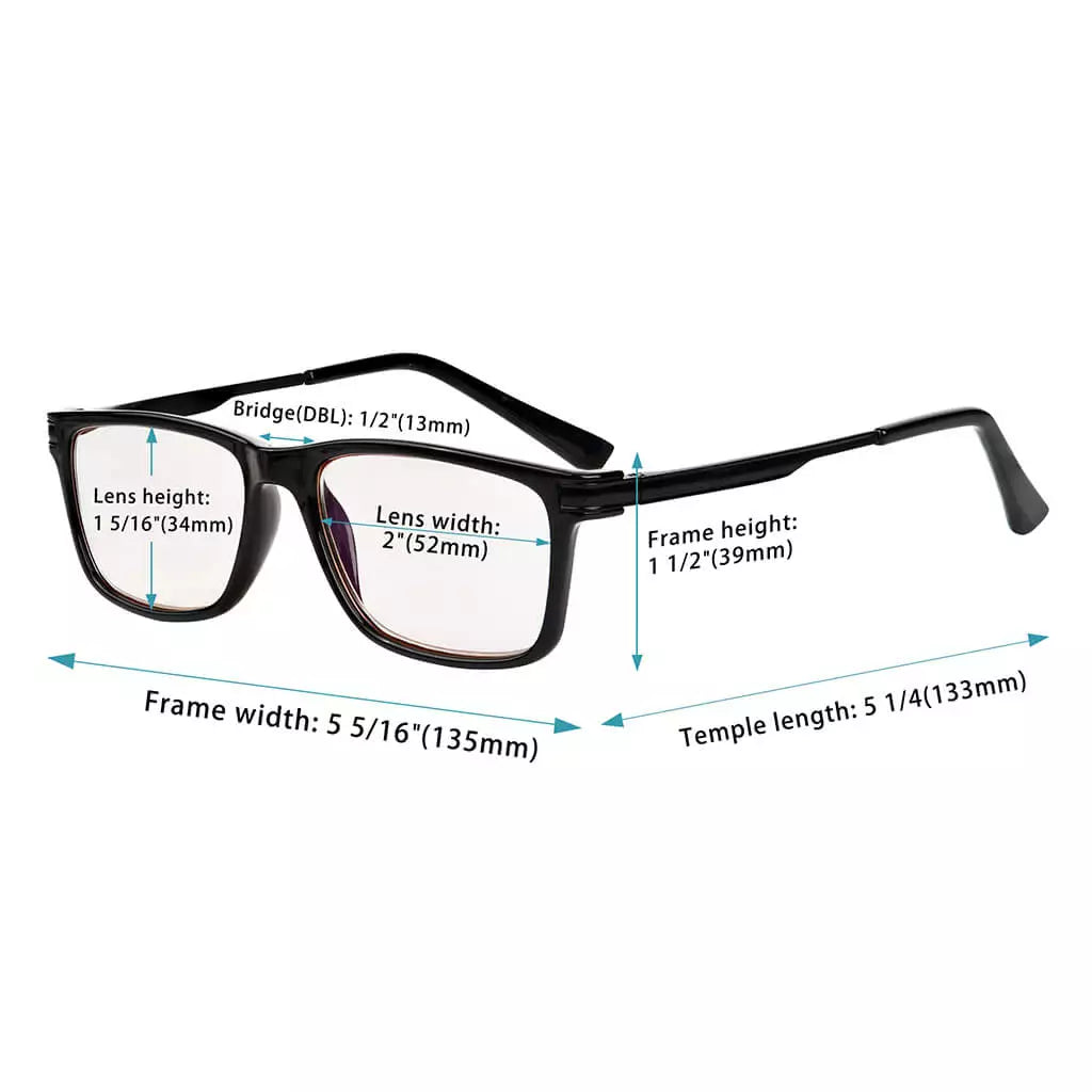 Blue Light Blocking Reading Glasses for Men
