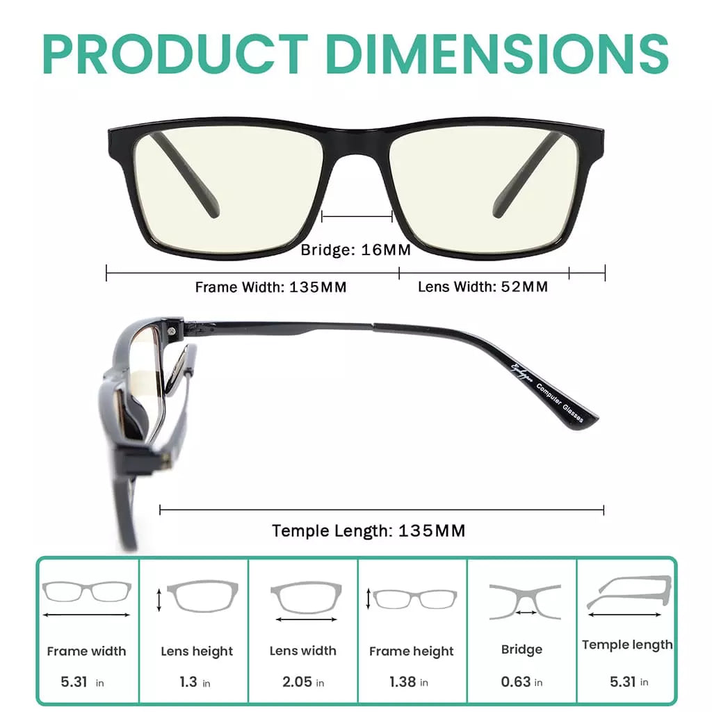 Blue Light Blocking Reading Glasses Men