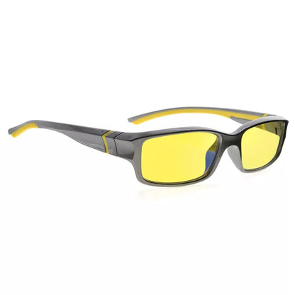 Yellow Tinted Blue Light Blocking Reading Glasses Women Men