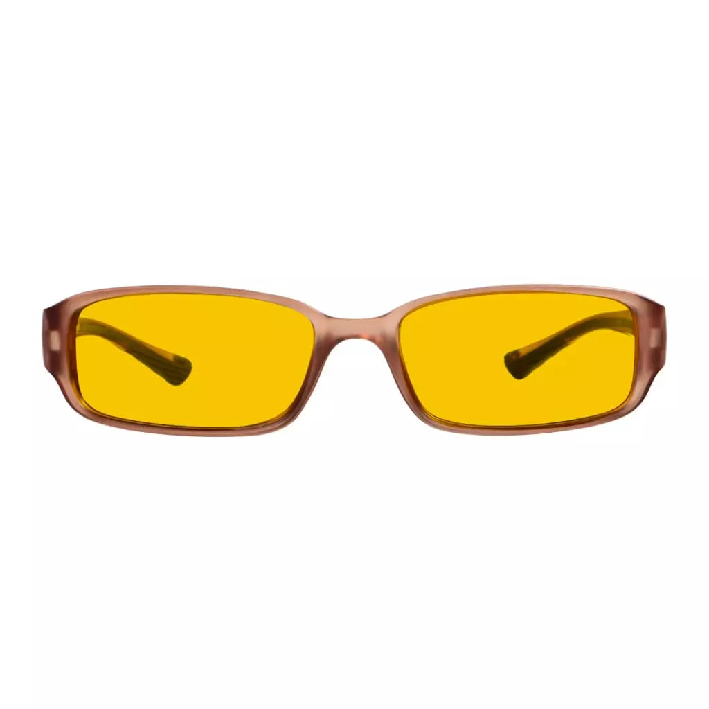 Yellow Tinted Blue Light Blocking Reading Glasses Women Men