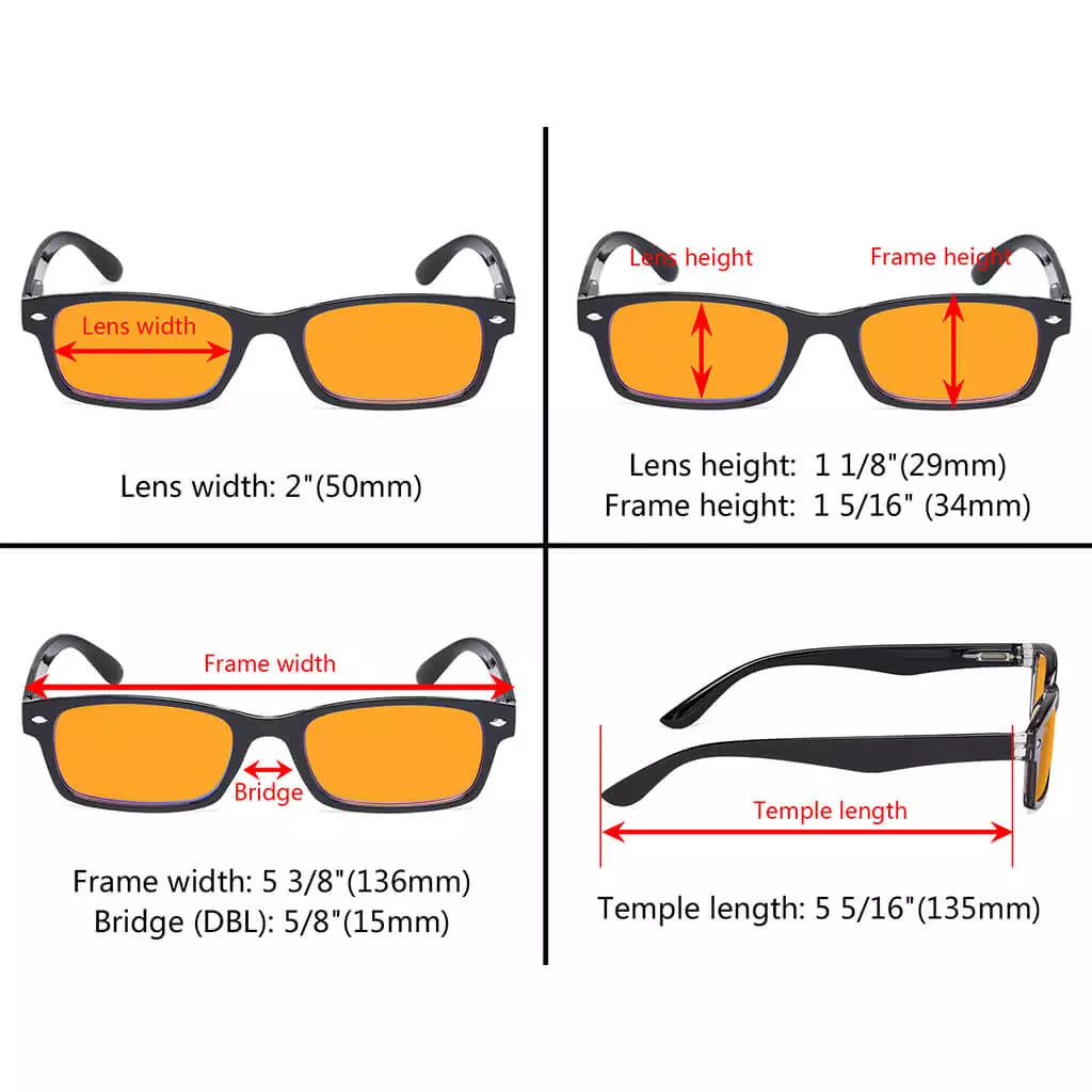 Nighttime Blue Light Blocking Glasses Women Men