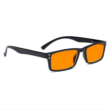 Orange Tinted Blue Light Blocking Reading Glasses Women Men