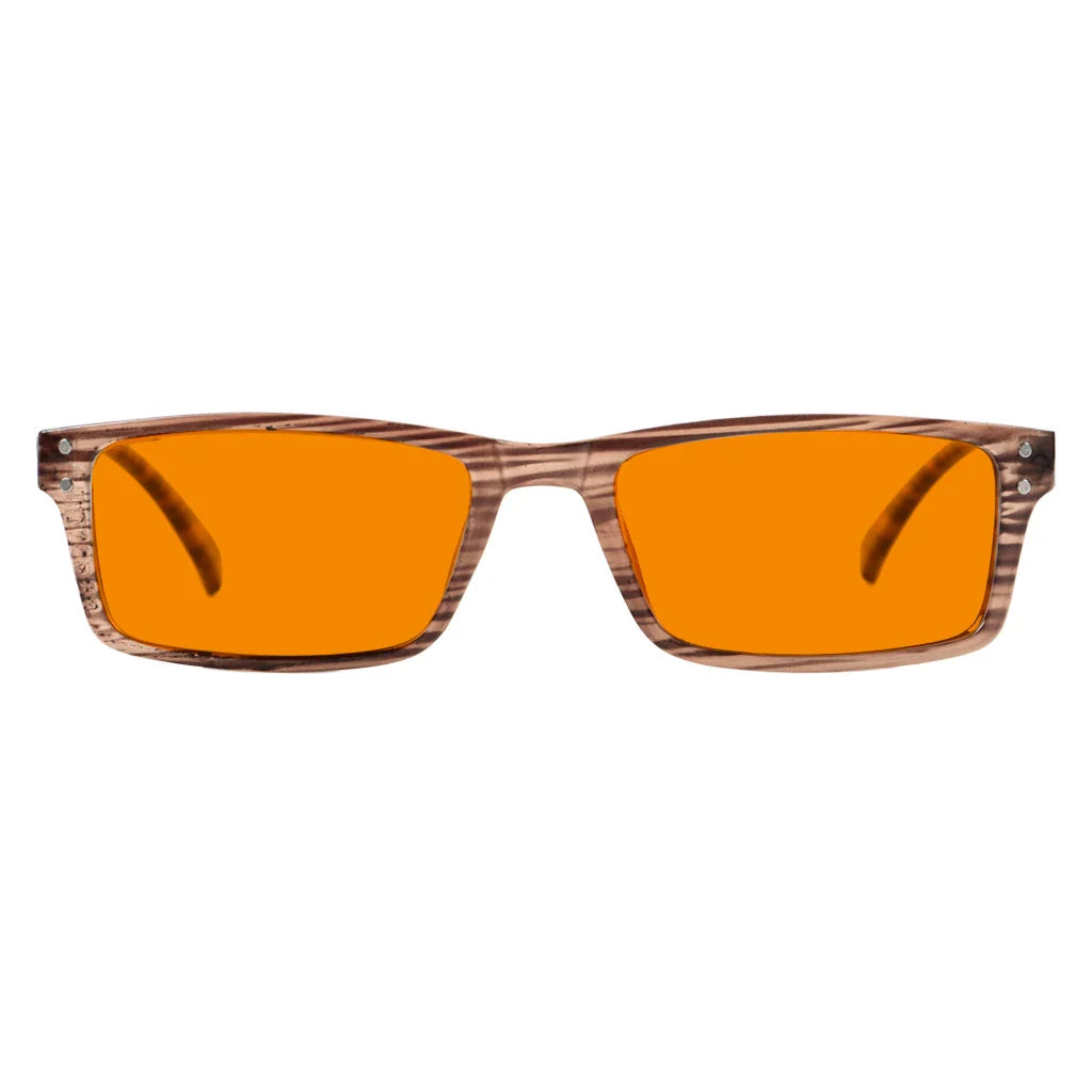 Orange Tinted Blue Light Blocking Reading Glasses Women Men
