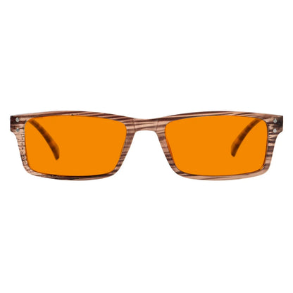 Orange Tinted Blue Light Blocking Reading Glasses Women Men