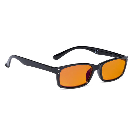 Orange Tinted Blue Light Blocking Reading Glasses Women Men