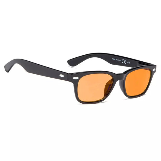 Blue Light Blocking Reading Glasses Orange Tinted Women