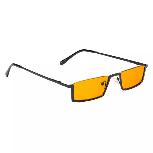 Half-Rim Orange Tinted Blue Light Blocking Reading Glasses Women Men