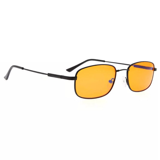 Orange Tinted Blue Light Blocking Reading Glasses Women Men