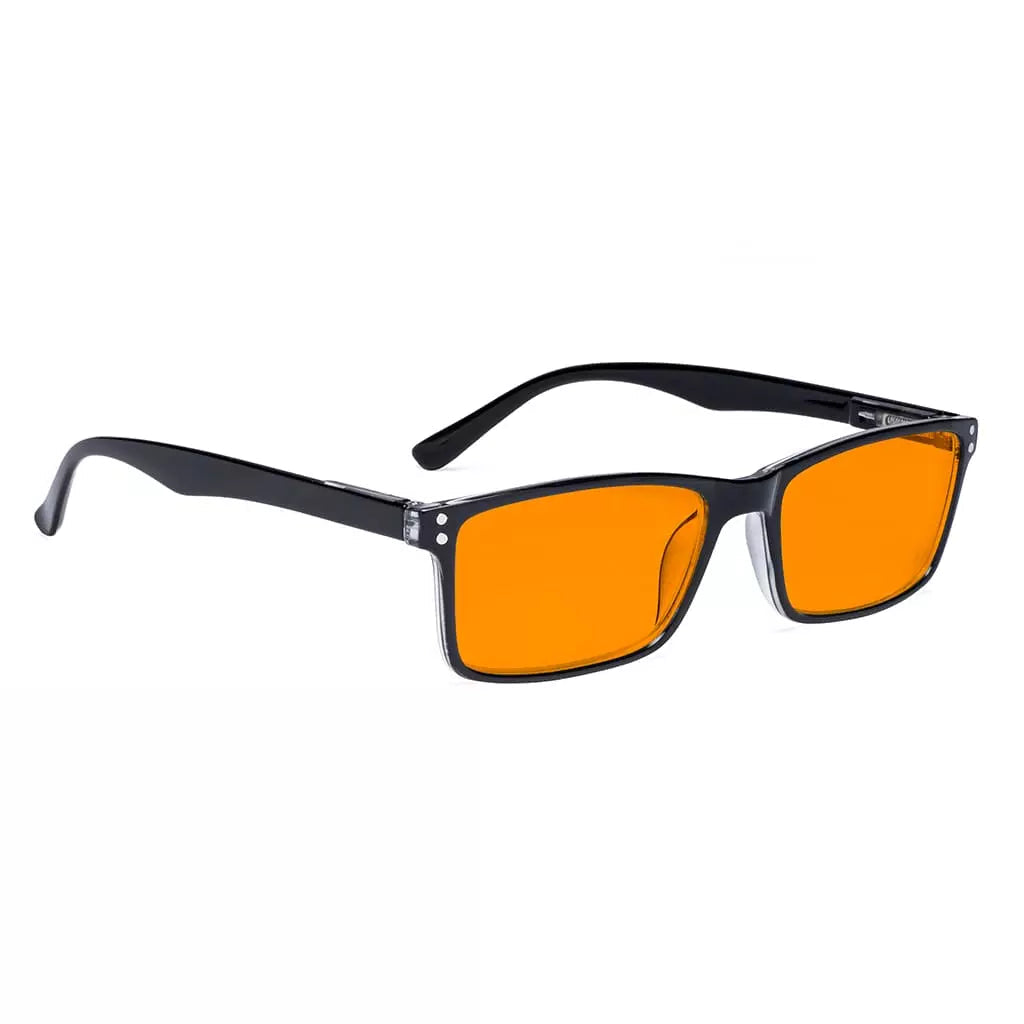 Orange Tinted Blue Light Blocking Reading Glasses Women Men