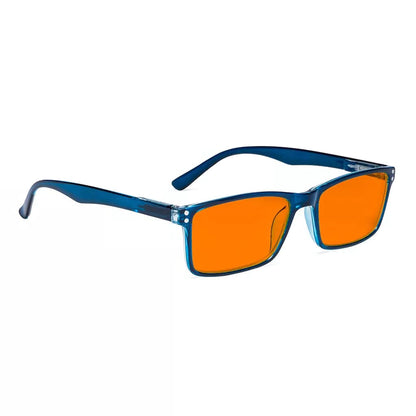 Orange Tinted Blue Light Blocking Reading Glasses Women Men