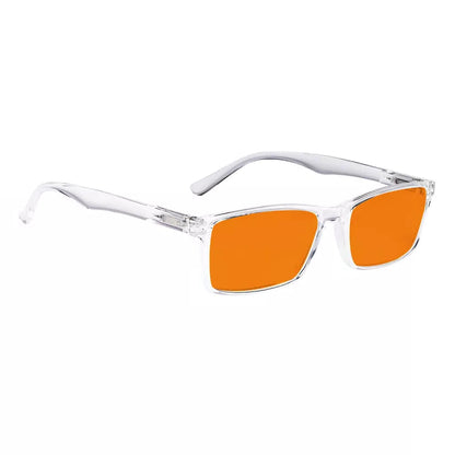 Orange Tinted Blue Light Blocking Reading Glasses Women Men