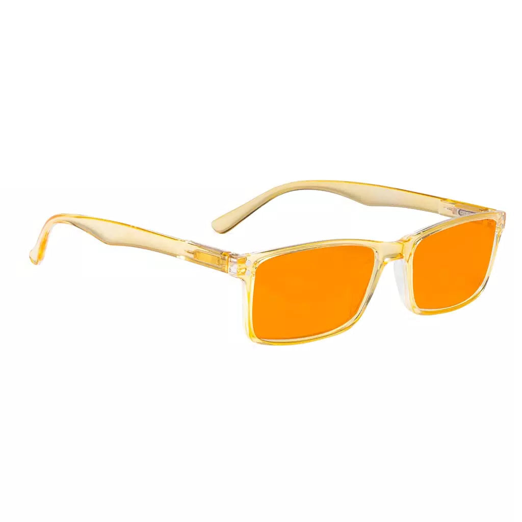 Orange Tinted Blue Light Blocking Reading Glasses Women Men