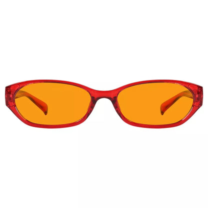 Orange Tinted Blue Light Blocking Reading Glasses for Women