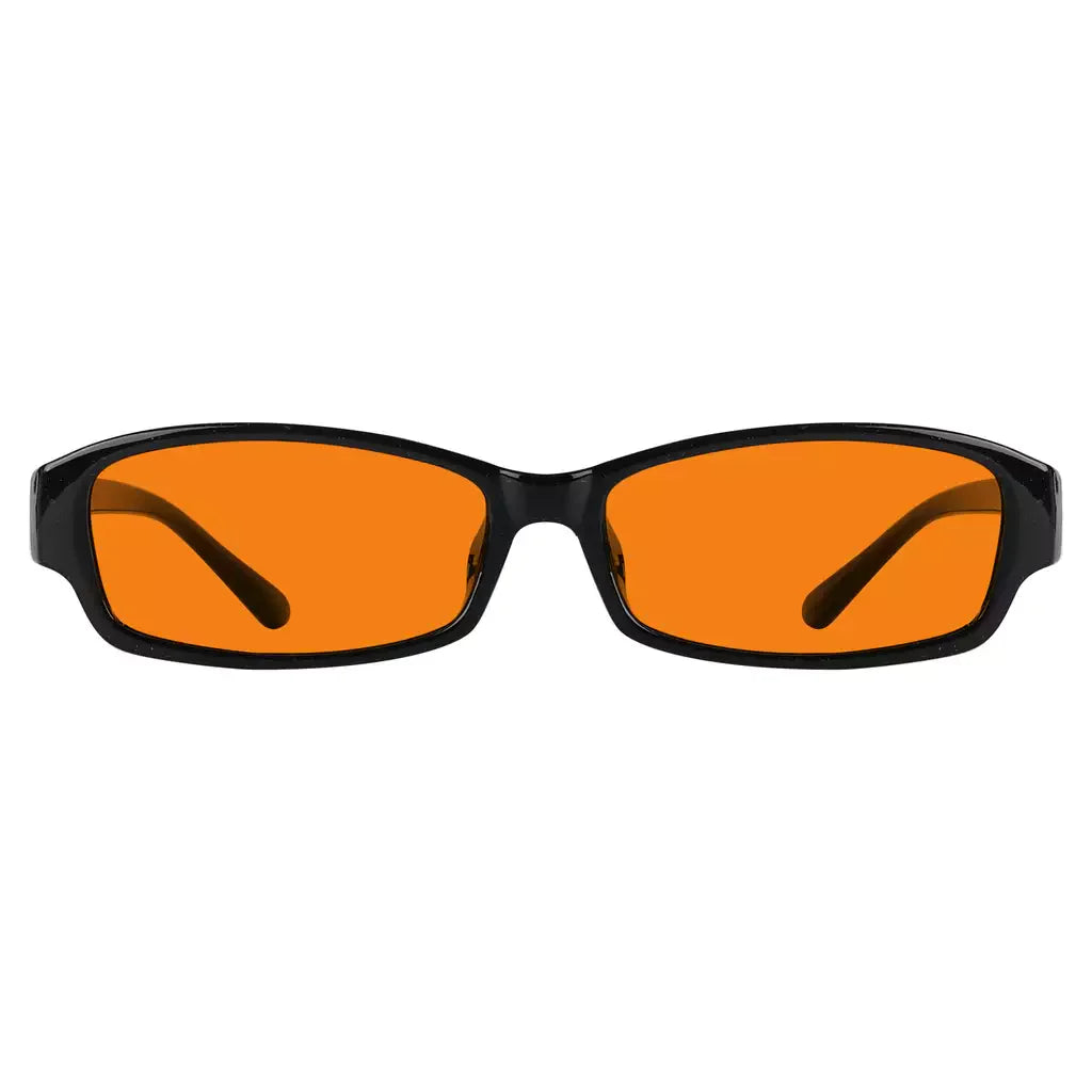 Orange Tinted Blue Light Blocking Reading Glasses Women