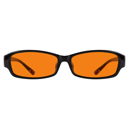 Orange Tinted Blue Light Blocking Reading Glasses Women
