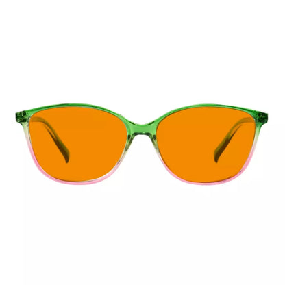 Blue Light Blocking Reading Glasses Orange Tinted Women