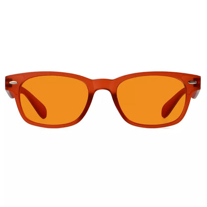 Cat Eye Orange Tinted Blue Light Blocking Reading Glasses for Women