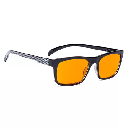 Orange Tinted Blue Light Blocking Reading Glasses for men